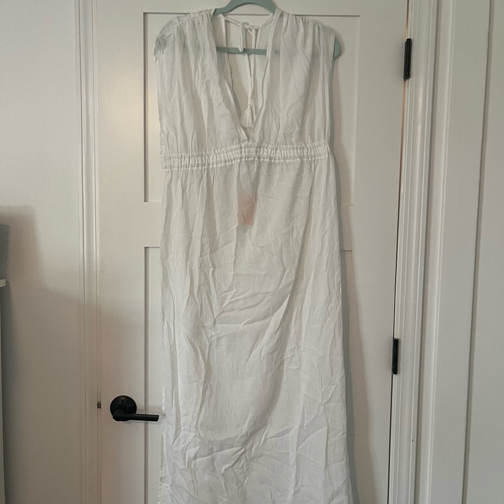 NWT White Maxi Cover Up